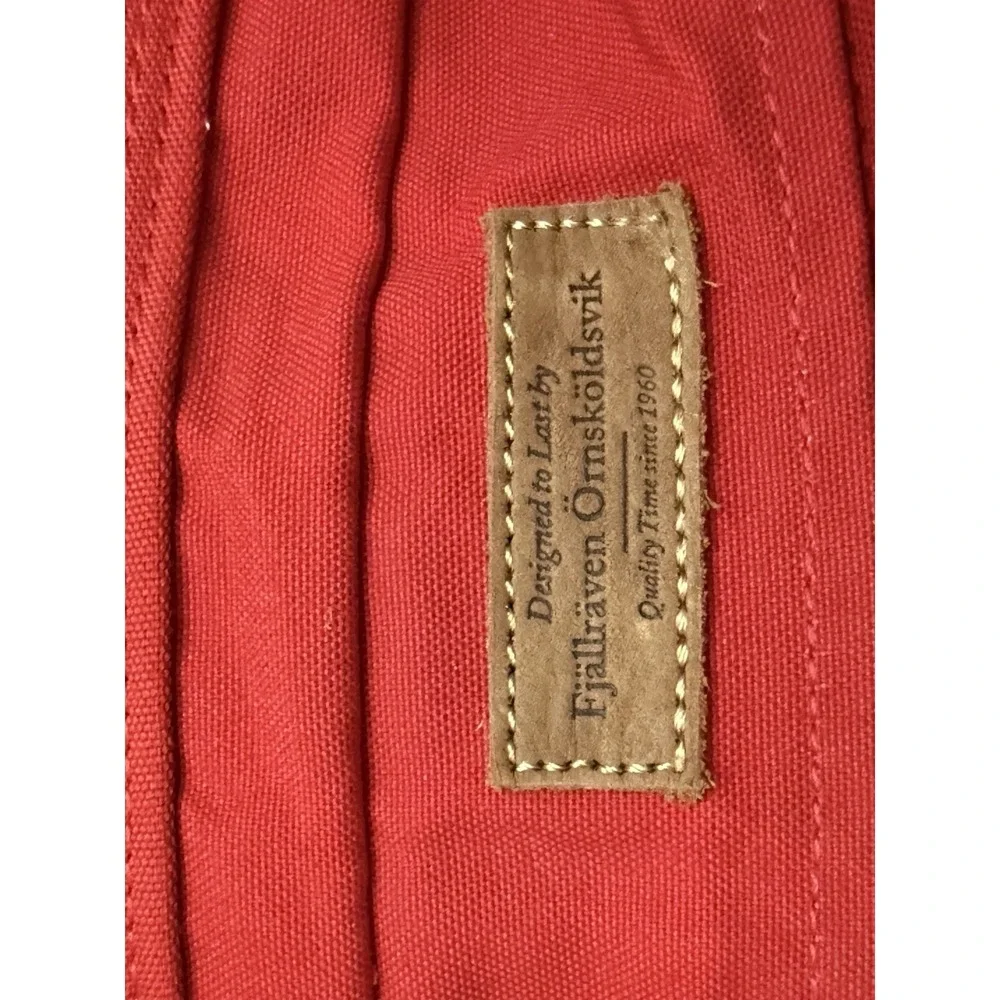 Fjallraven G-1000 Totepack No. 1 Convertible Travel Shoulder Bag Backpack Red - Picture 7 of 12